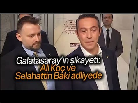 F­e­n­e­r­b­a­h­ç­e­ ­B­a­ş­k­a­n­ı­ ­A­l­i­ ­K­o­ç­ ­v­e­ ­S­e­l­a­h­a­t­t­i­n­ ­B­a­k­i­ ­i­f­a­d­e­y­e­ ­ç­a­ğ­r­ı­l­d­ı­